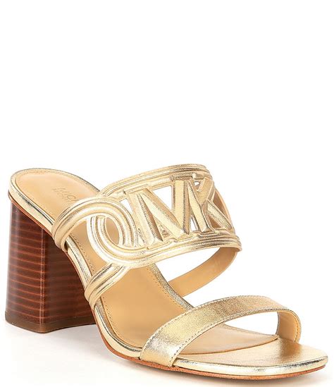 michael kors alma|Alma Leather Sandal .